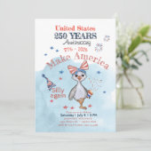 アメリカをふたたびおかしく  アメリカ合衆国250周年記念 招待状 (スタンド正面)