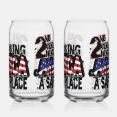 アメリカをより安全な場所にする第2改正 ガラス缶 (左)