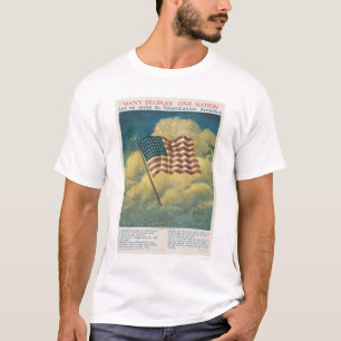 アメリカをアメリカ化して下さい Tシャツ