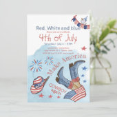 アメリカをカウボーイのように再び 7月4日パーティー 招待状 (スタンド正面)