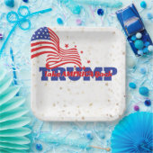 アメリカをトランプのスローガンに戻す ペーパープレート (パーティー)