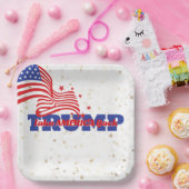 アメリカをトランプのスローガンに戻す ペーパープレート (パーティー)