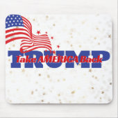 アメリカをトランプのスローガンに戻す マウスパッド (正面)