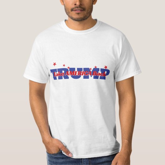 アメリカをトランプのスローガンに戻す Tシャツ (正面)