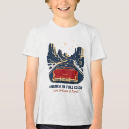 アメリカをフルカラーで表現したTシャツ トライブレンドTシャツ