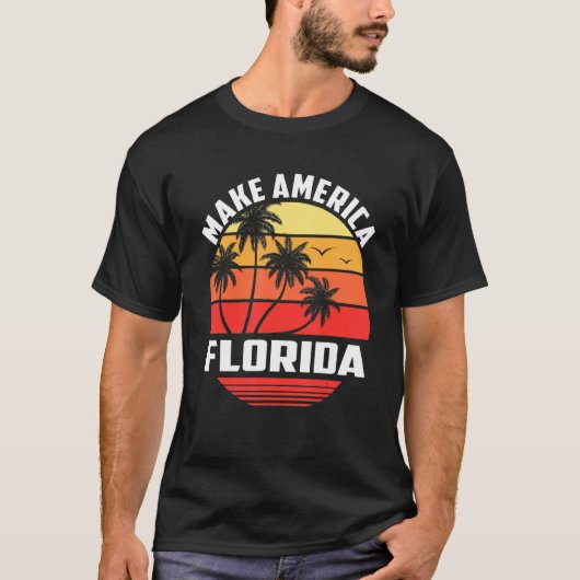 アメリカをフロリダにする Tシャツ (正面)