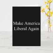 アメリカをリベラルに - 反トランプ カード (黄色い花)