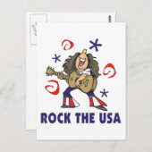 アメリカをロック ポストカード (正面/裏面)