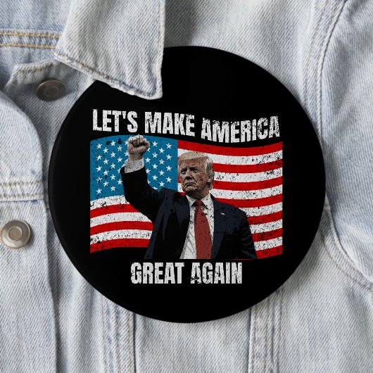 アメリカを作り直素晴らしそう 缶バッジ (インサイチュ)