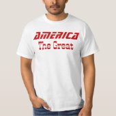 アメリカを作素晴らしる Tシャツ (正面)