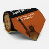 アメリカを保占領せよ炎の燃え盛り! ネクタイ (ロール)