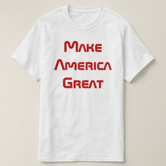 アメリカを偉大な国に Tシャツ (デザイン正面)