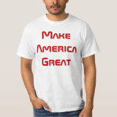 アメリカを偉大な国に Tシャツ (正面)