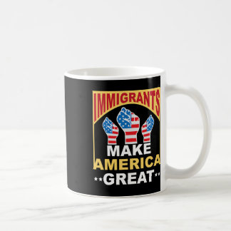 アメリカを偉大にする移民Tシャツ コーヒーマグカップ
