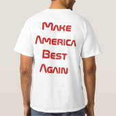 アメリカを偉大に Tシャツ (裏面)