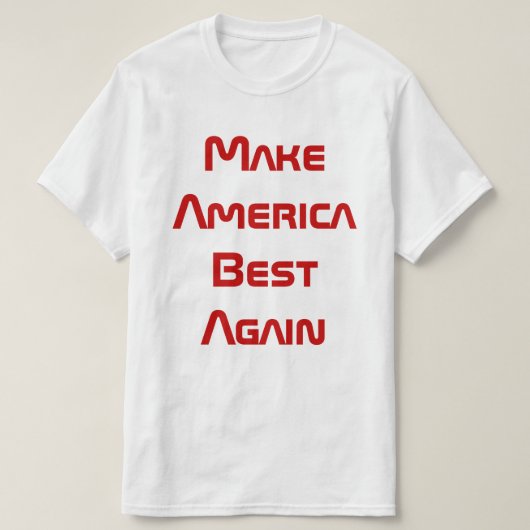 アメリカを偉大に Tシャツ (デザイン正面)