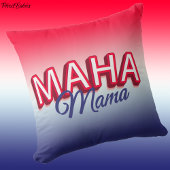 アメリカを元気にする愛国的なMAHAママ🇺🇸 クッション