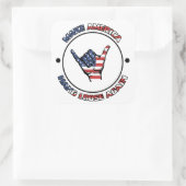 アメリカを再つるび緩める スクエアシール (バッグ)