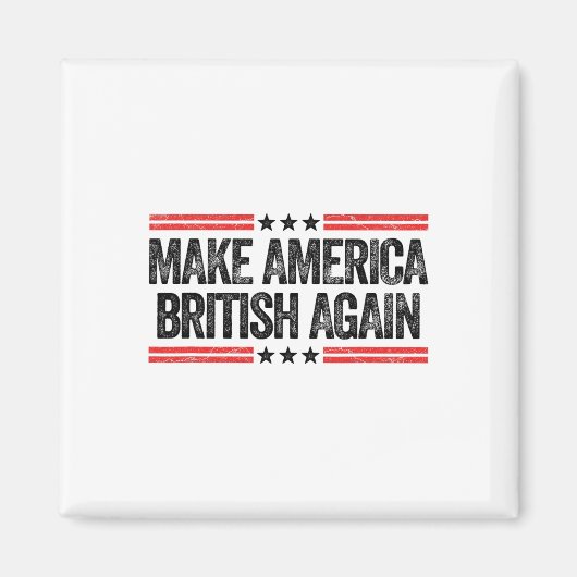 アメリカを再びアメリカおもしろい愛国的な4番目にする マグネット (正面)