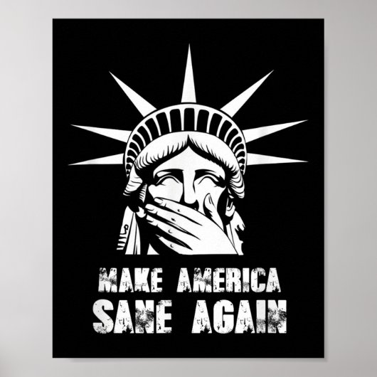 アメリカを再びアンチトランプ抵抗運動させる ポスター (正面)