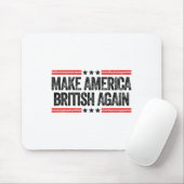 アメリカを再びイギリスに 面白い米国愛国心 4th マウスパッド (マウス)