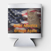 アメリカを再びオレンジ色にする 缶クーラー (正面)