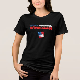アメリカを再びギャビンにする – 政治声明 トライブレンドTシャツ