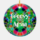 「アメリカを再びグルーヴにする」 セラミックオーナメント (裏面)