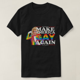 アメリカを再びゲイにしよう , LGBTQの愛 , レインボー LGBTQ Tシャツ