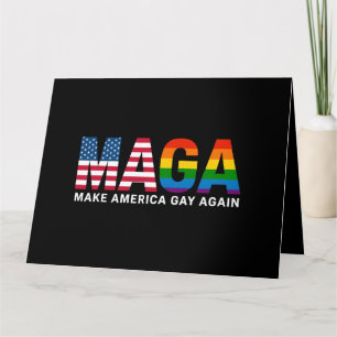 アメリカを再びゲイに 2025ゲイプライド LGBTQ+ カード