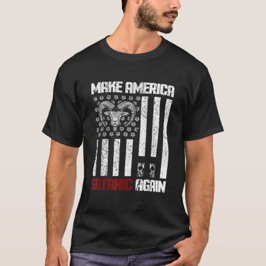 アメリカを再びゴシックUSAにする Tシャツ (正面)