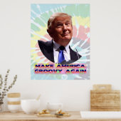 アメリカを再びタイダイの価値ポスターにする ポスター (キッチン)