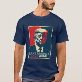 アメリカを再びトランプ選挙2024 Tシャツ (正面)