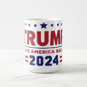 アメリカを再びトランプ2024 コーヒーマグカップ (中央)