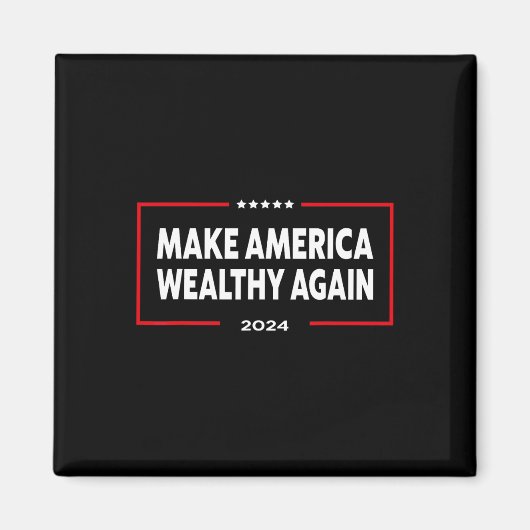 アメリカを再びドナルドトランプ2024 マグネット (正面)