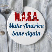 アメリカを再びマサにする 缶バッジ (インサイチュ)