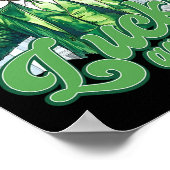 アメリカを再びラッキーにするトランプ聖パトリックの日 ポスター (角)