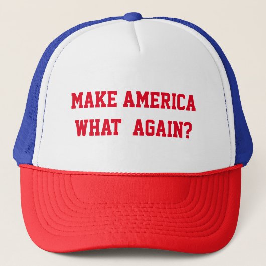 アメリカを再び何にする キャップ (正面)
