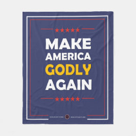 アメリカを再び信心深くする フリースブランケット