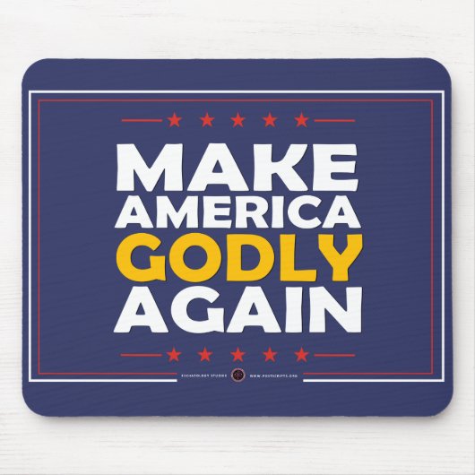 アメリカを再び信心深くする マウスパッド (正面)