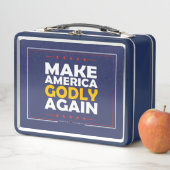アメリカを再び信心深くする メタルランチボックス (インサイチュ)