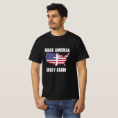 アメリカを再び信心深くする Tシャツ (正面フル)