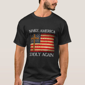 アメリカを再び信心深くする Tシャツ