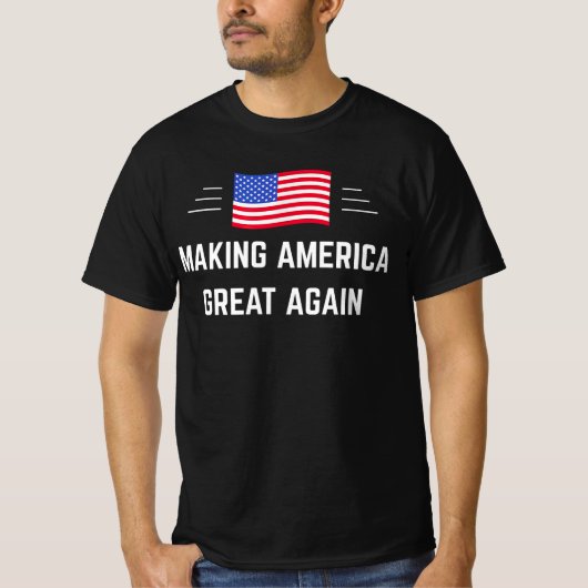アメリカを再び偉大に Tシャツ (正面)