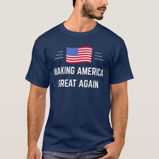 アメリカを再び偉大に Tシャツ (正面)