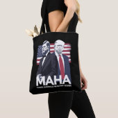 アメリカを再び健康にする トートバッグ (クローズアップ)