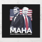 アメリカを再び健康にする ビールラベル (シングルラベル)