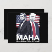 アメリカを再び健康にする ポストカード (正面/裏面)