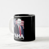 アメリカを再び健康に ツートーンマグカップ (正面左)