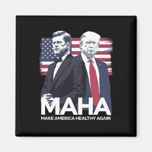 アメリカを再び健康に マグネット